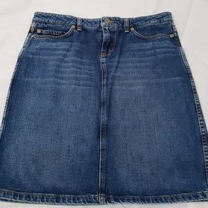 Vintage 90's Hurley Sk8ter girl denim skirt Made in USA Junior's size 7